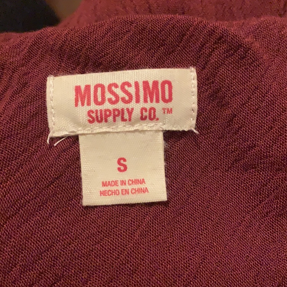 Mossimo burgundy one shoulder Dress Size Small - Picture 6 of 6